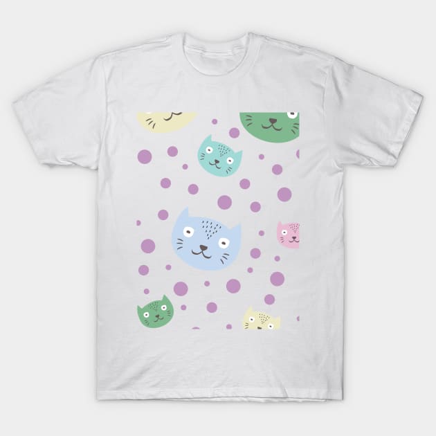 Cat seamless T-Shirt by nemram